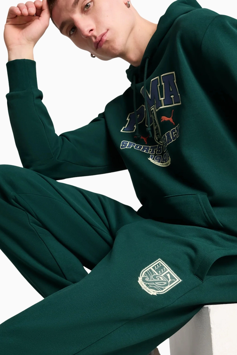 Штаны Puma Sports Legacy - зеленый