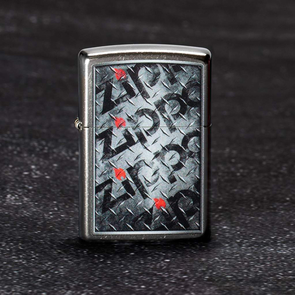 Зажигалка Diamond Plate Design ZIPPO 29838