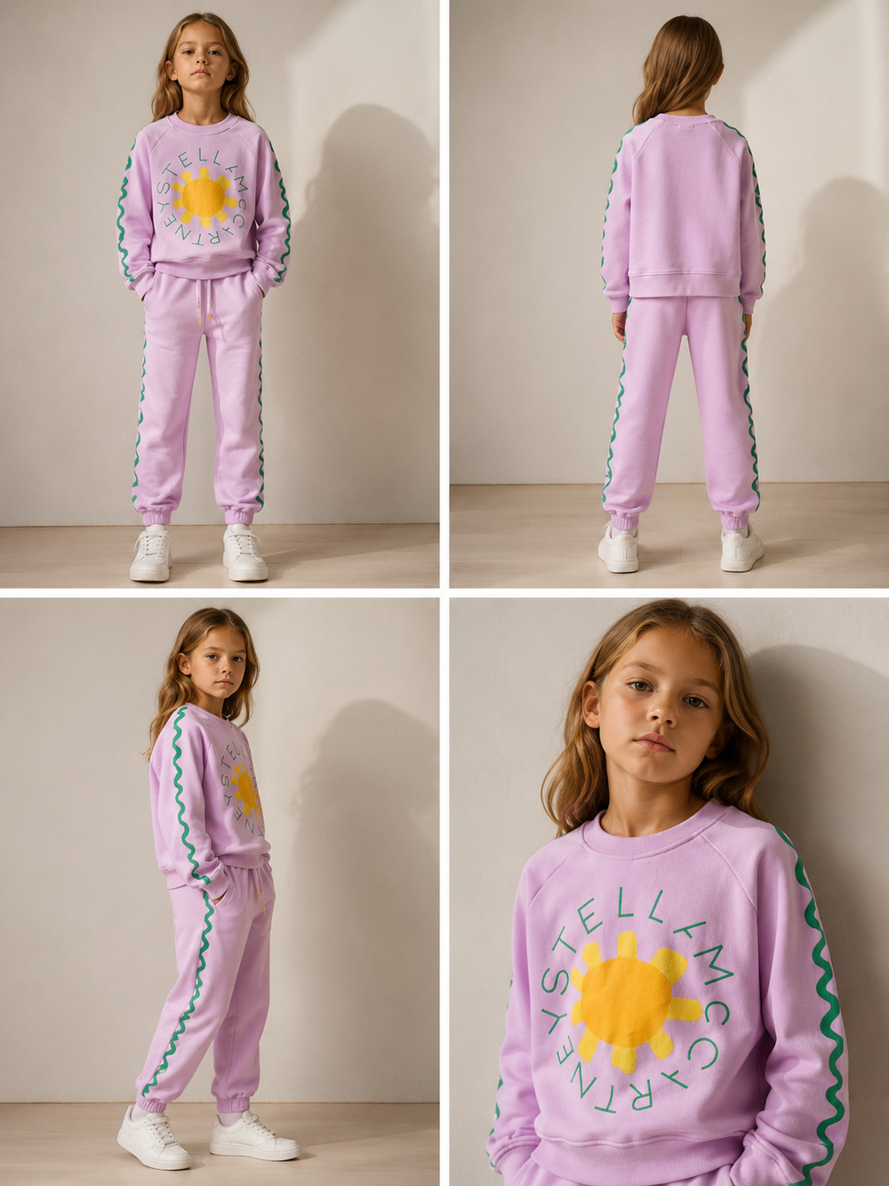 Новый хлопковый костюм Stella McCartney, 128