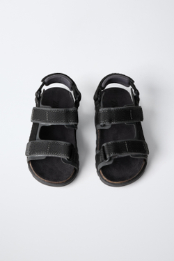 ZARA ТЕХНИЧЕСКИЕ САНДАЛИИ BAREFOOT, АНТРАЦИТОВО-СЕРЫЙ