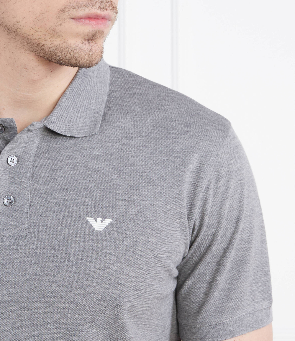 поло Emporio Armani - серый(8N1FQ2 1JTKZ)