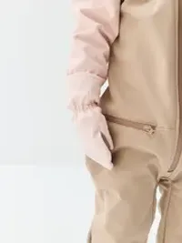 Комбинезон Softshell Колор-блок "Зефир" с варежками 0+