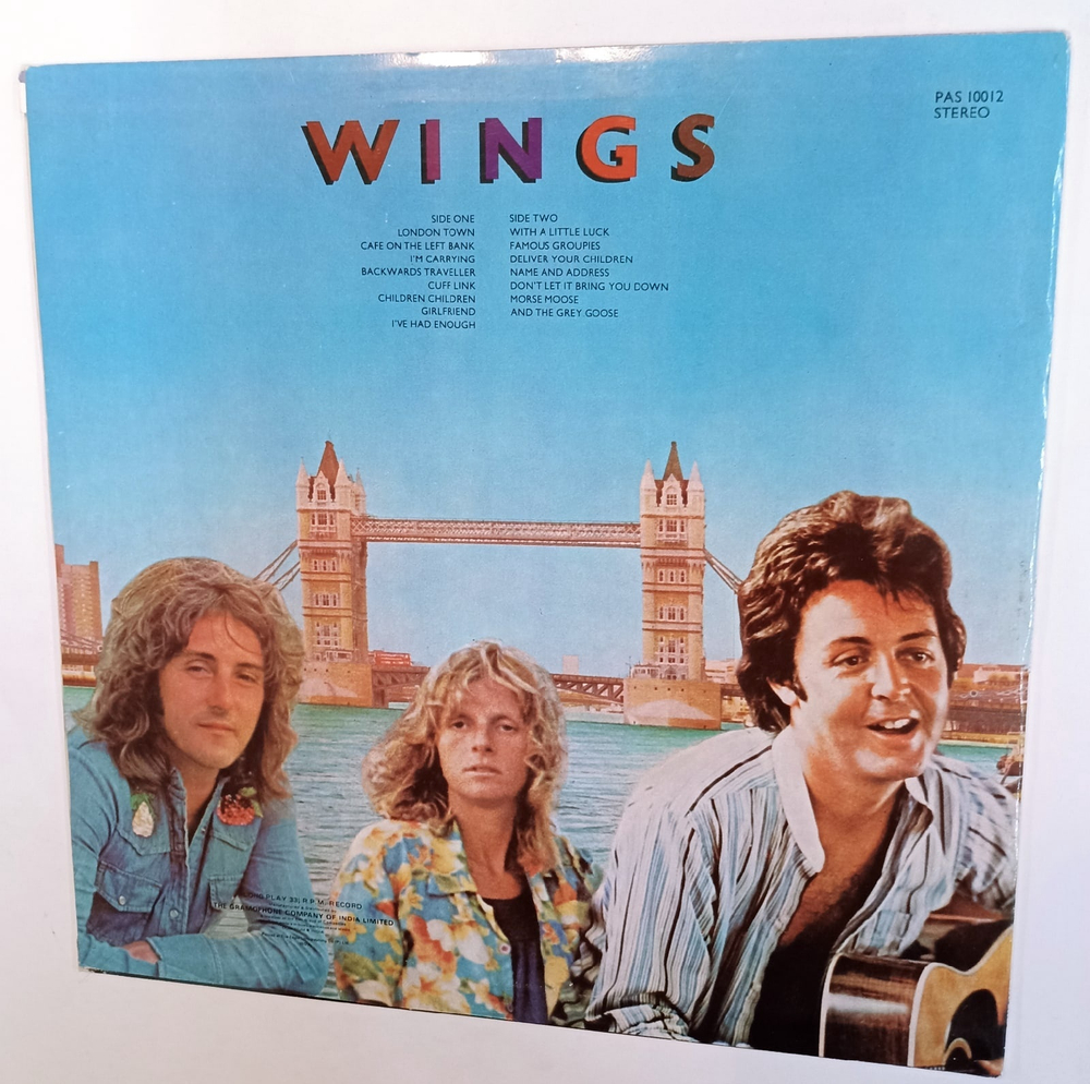 Wings London Town (India 1978)