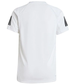 Детская теннисная футболка Adidas Club Tennis 3-Stripes - white