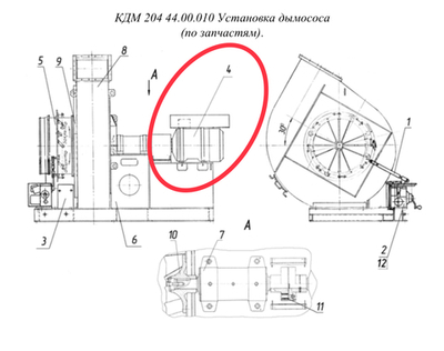 ДС-168 44.05.021 Полумуфта (на двигателе)