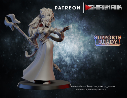 Grand Alliance Order  Lumineth Realm-lords High Elves Предводительница эльфов миниатюра для dnd, днд, pathfinder, фентези, Настольная игра, НРИ, Варгейм, РПГ