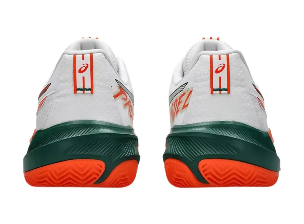 Мужские кроссовки для Padel Asics Gel-Challenger 15 Padel - white/energy orange