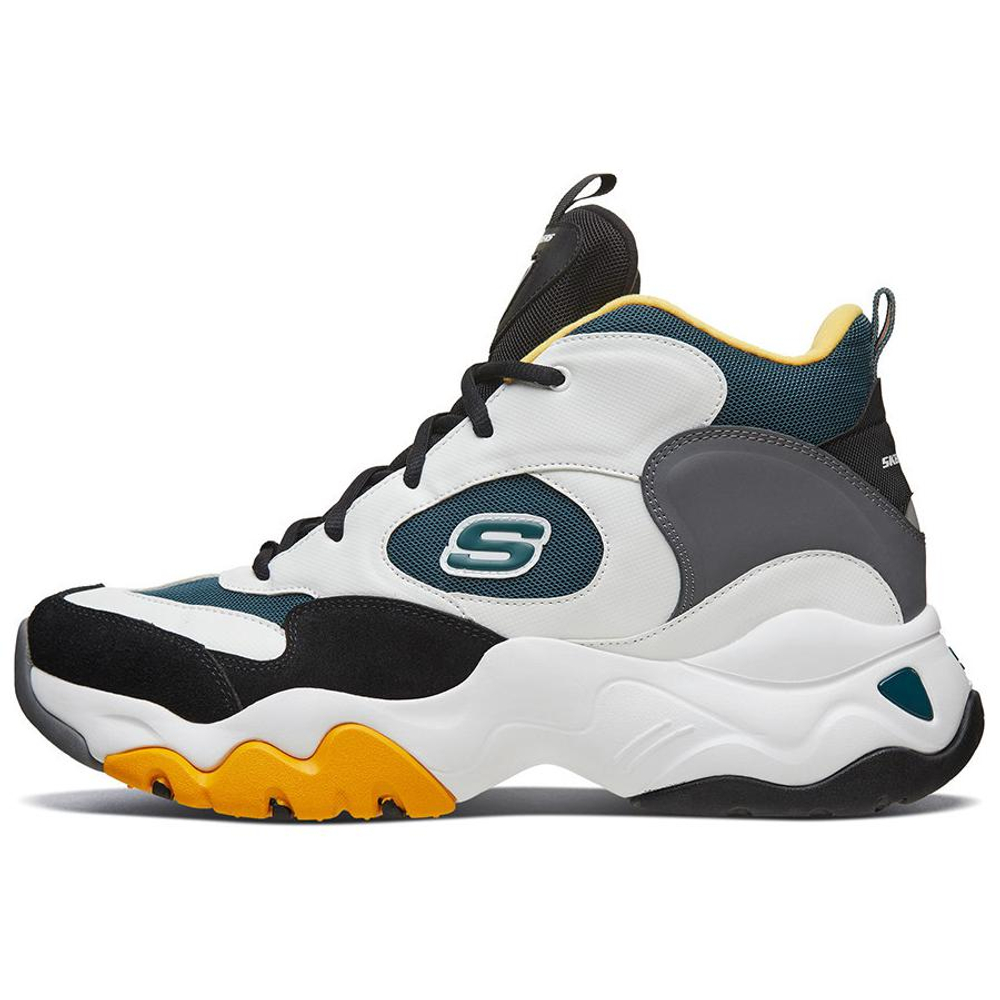 Skechers D"LITES 3.0 High top Casual Shoes Men"s Yellow Green
