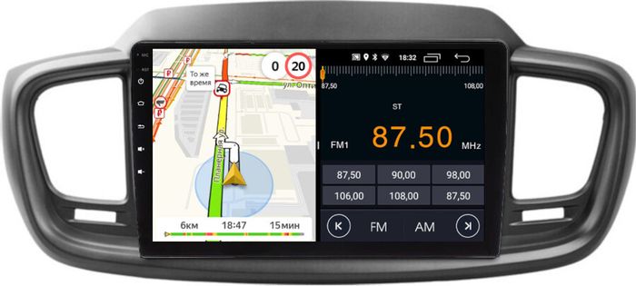 Магнитола для KIA Sorento Prime 2015+ - Parafar PF223LUX2FHD на Android 13, CarPlay, 4G SIM-слот