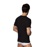 Классическая футболка из хлопка с V-образным вырезом Doreanse Cotton Basic (Размер: XXL) (Цвет: белый)