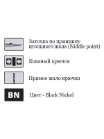 Крючки для рыбалки Saikyo тройные 7001 BN