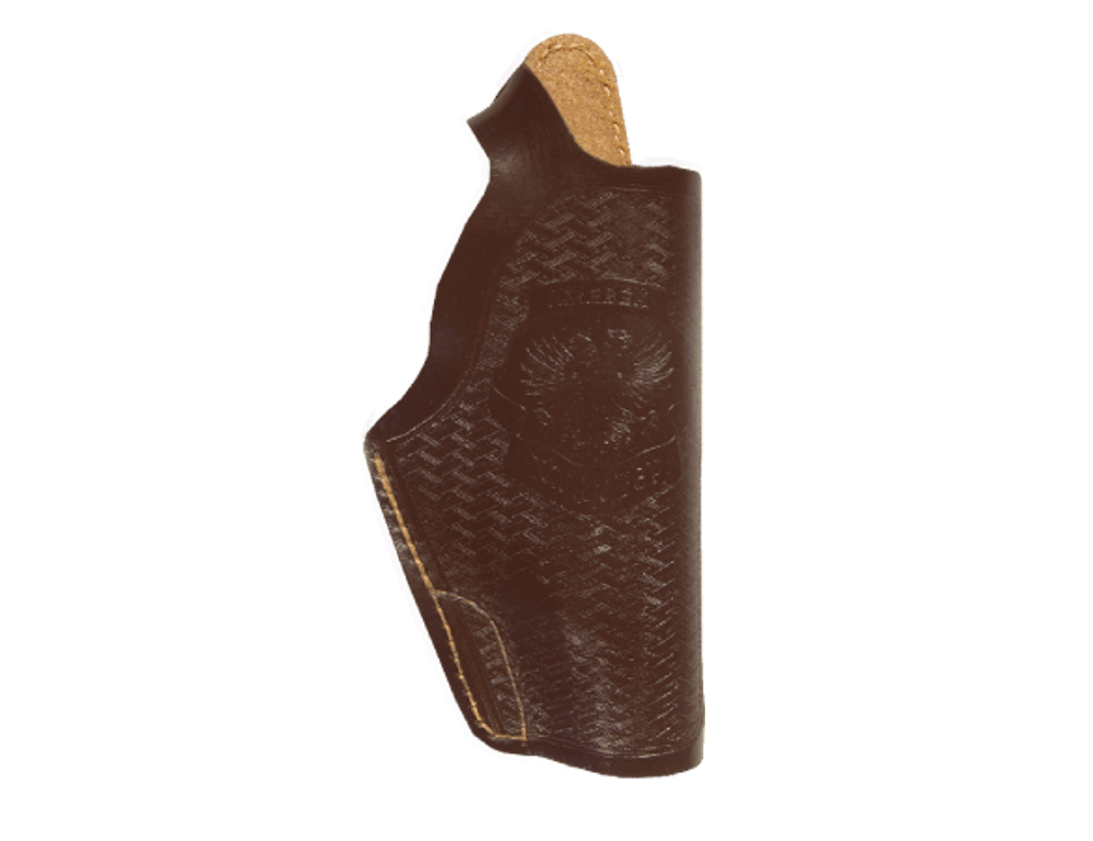 Кобура поясная для пистолета Макарова, модель ДЗ, из коричневой кожи, Хольстер