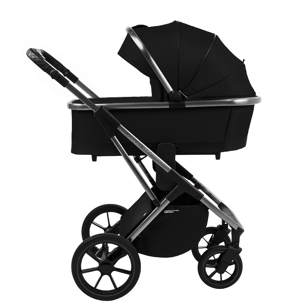 Коляска 3 в 1 Sweet Baby Rocco + автокресло Premier Black Black