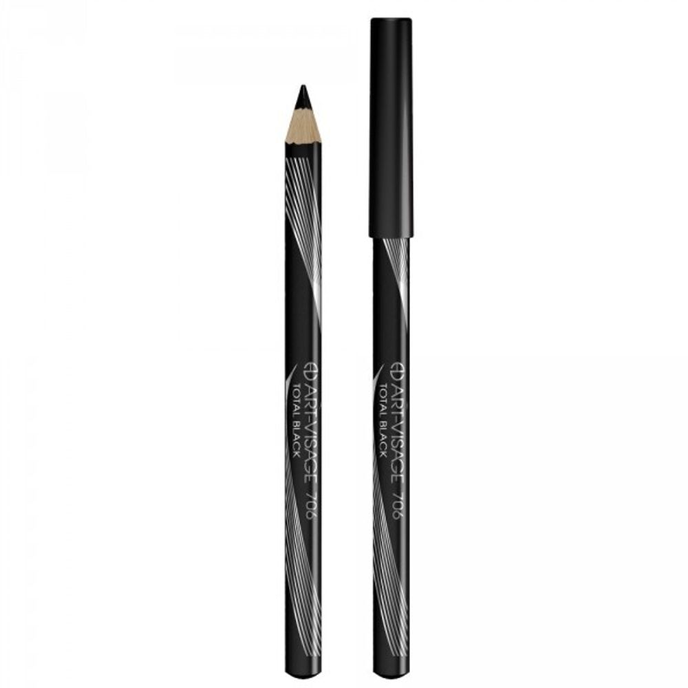 Карандаш для глаз Art-Visage Total black - 706