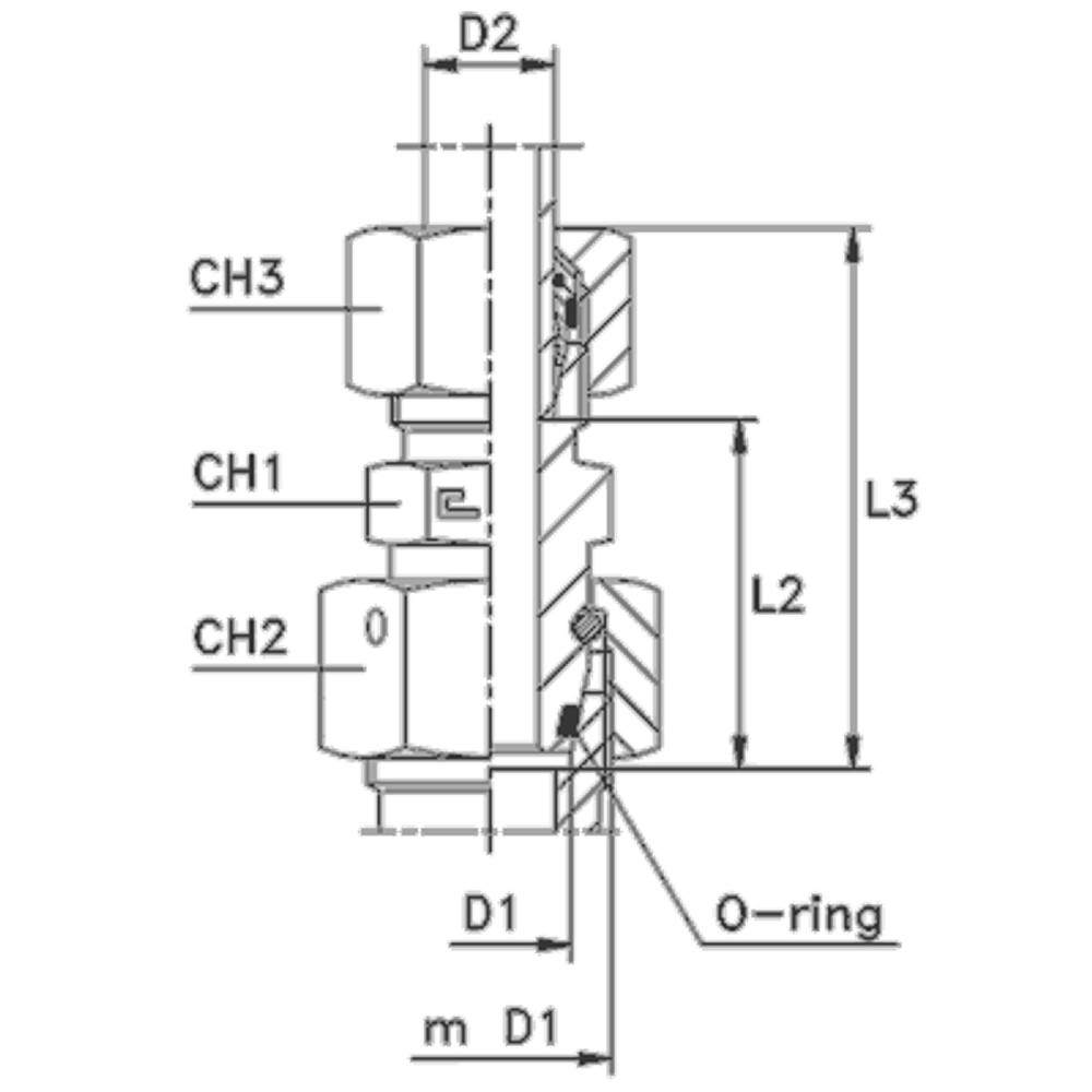 Соединение PNF DS14 42х2 B4 (в сборе)