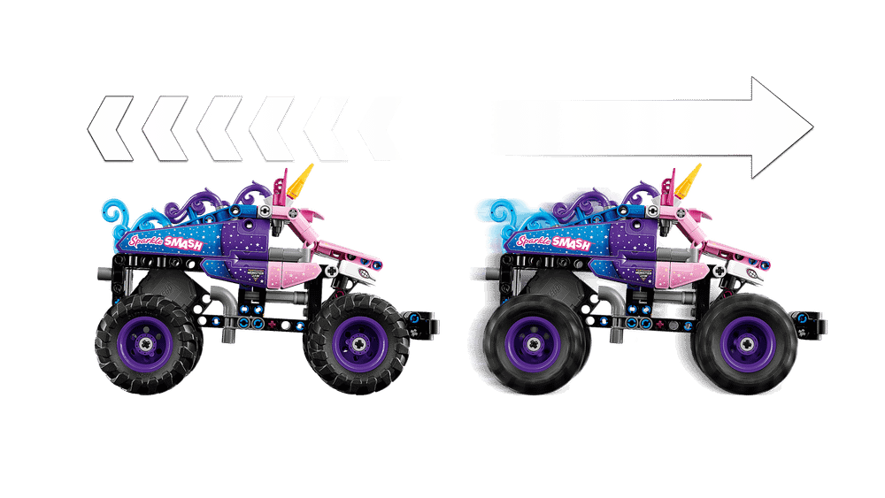 Конструктор LEGO Technic 42220 Monster Jam Sparkle Smash Pull-Back
