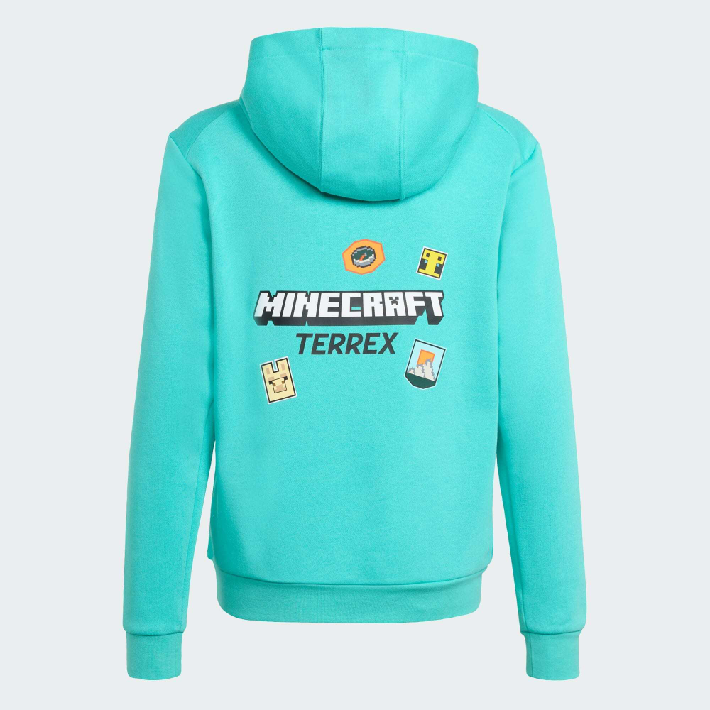 Adidas Толстовка Minecraft, бирюзовый