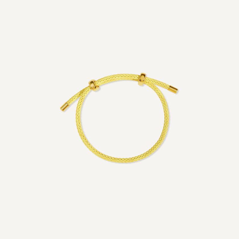 Браслет Просто Шнурок – Желтый