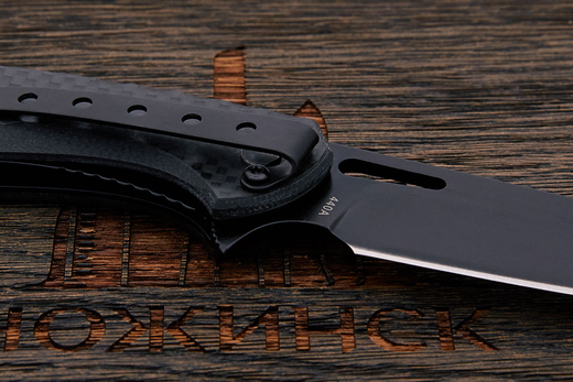 Складной нож Magnum 01RY703 Black сarbon, клинок 90мм, сталь 440A, рукоять карбон