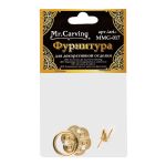 Ручка для шкатулок 2х2 см, 5 шт, 01 золото, Mr.Carving