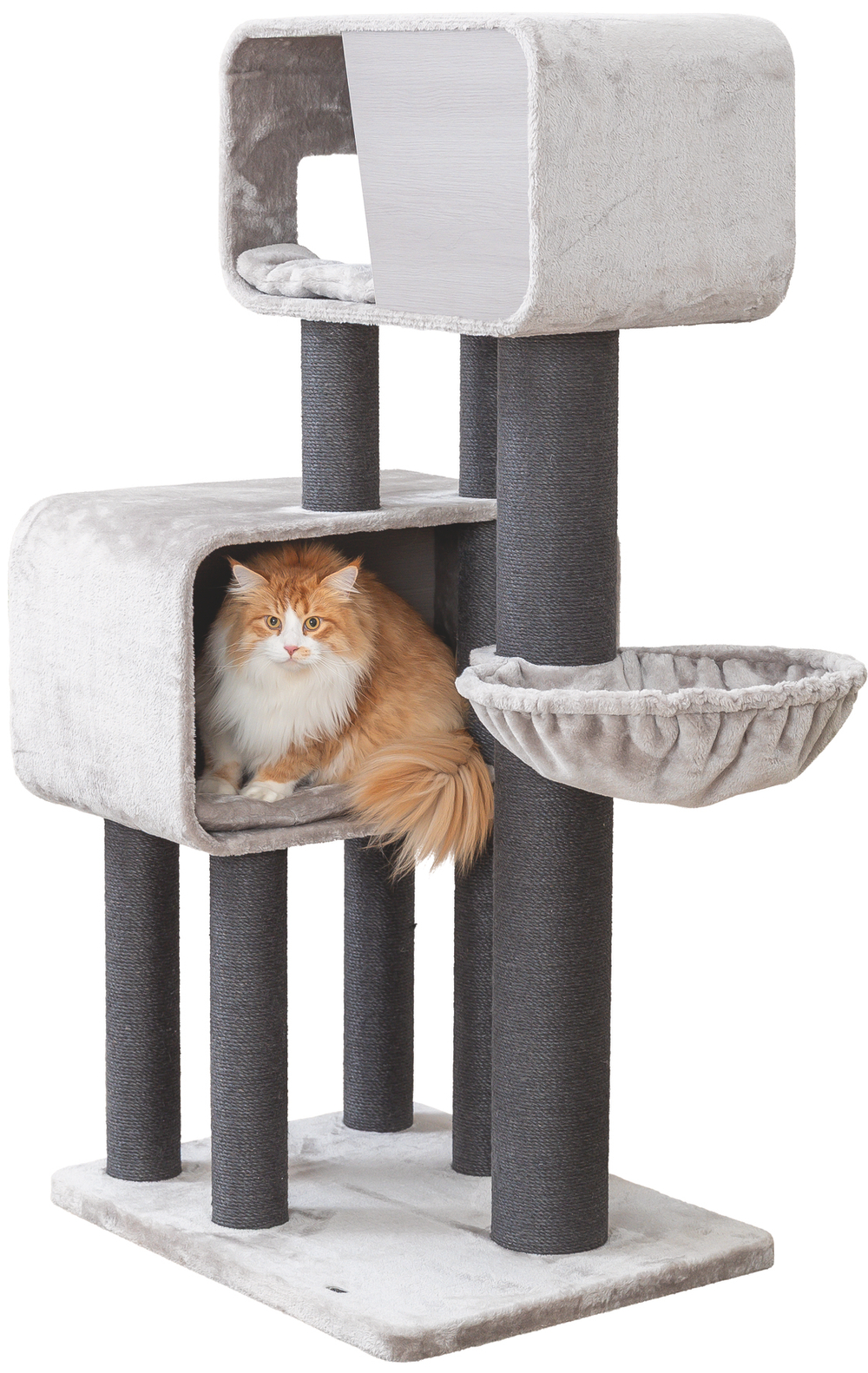 Домик для кошки Rafael XXL, 156 см, серый, Trixie