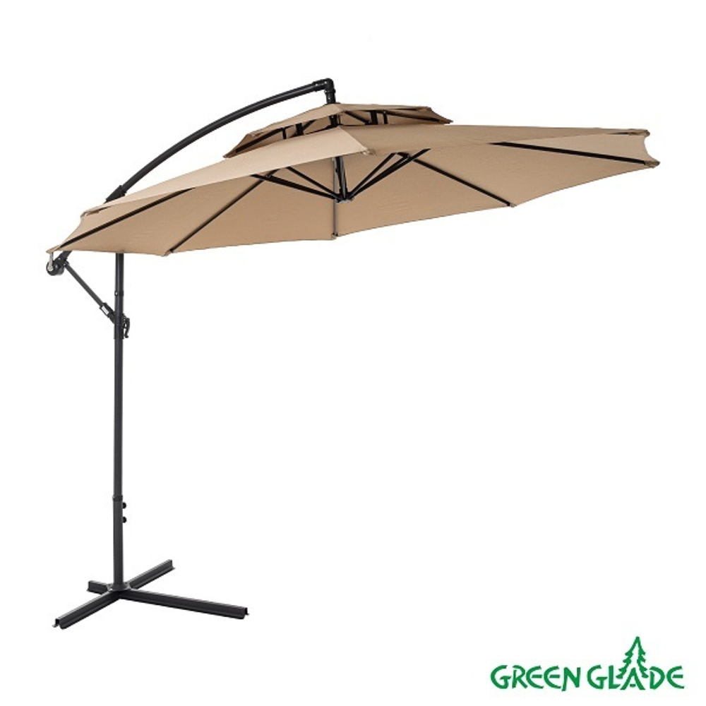 Зонт садовый Green Glade 8803 светло-коричневый