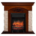 Каминокомплект Real Flame Neapolis NT с очагом Fobos Lux Black RC