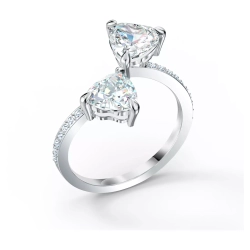 ATTRACT SOUL:RING HRT CZWH/CRY/RHS 52 5535191