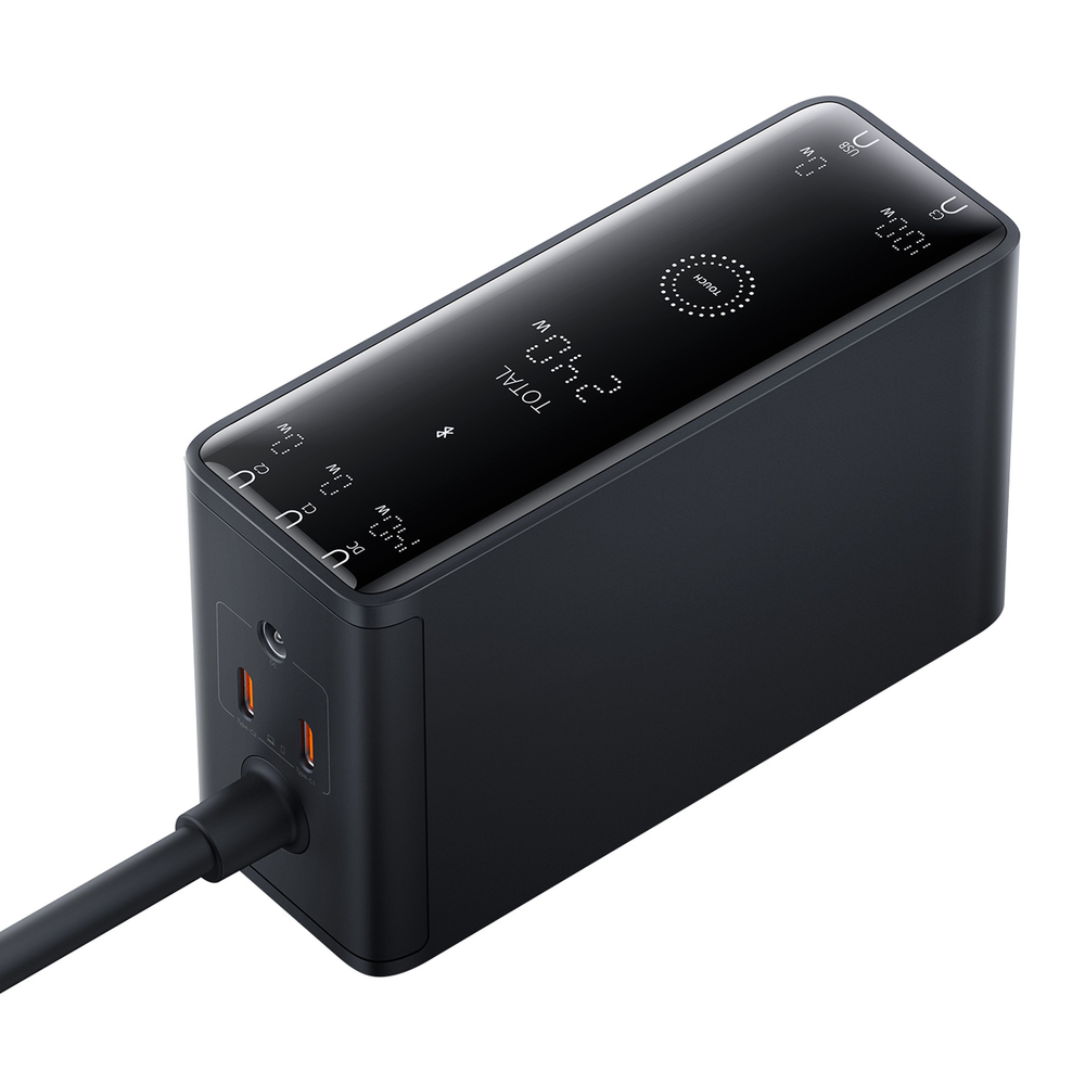 Зарядное устройство Baseus Digital GaN Intelligent Desktop 3C+U+DC 240W