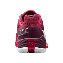 Женские теннисные кроссовки Wilson Rush Pro 4.0 Clay Court Shoe Women - Dark Red, Berry