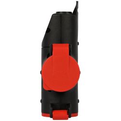 Колодка ЭРА KB-3e-R-IP44 с заземлением 3 розетки 16A IP44 красная | Колодки
