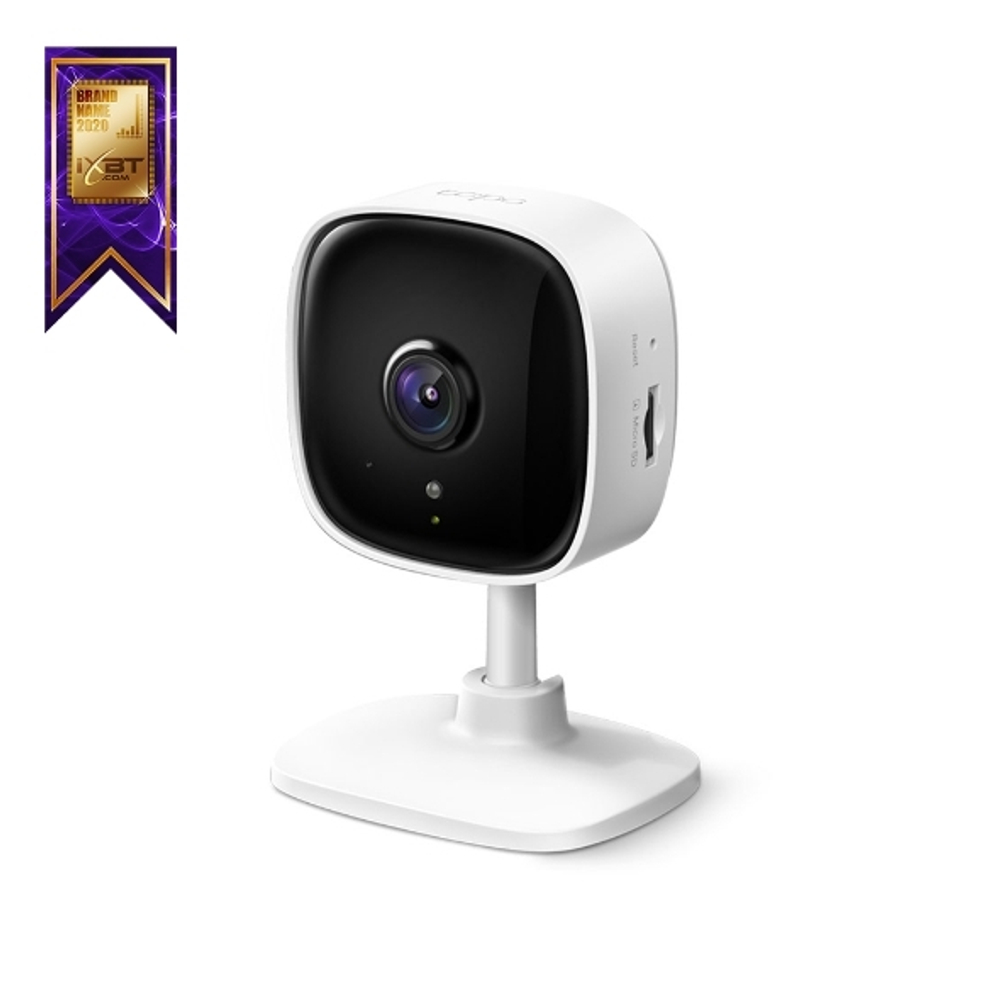 TP-Link Tapo C100 Домашняя Wi-Fi камера, 1080p, Wi-Fi 2,4 ГГц, ночное видение (до 9 м)