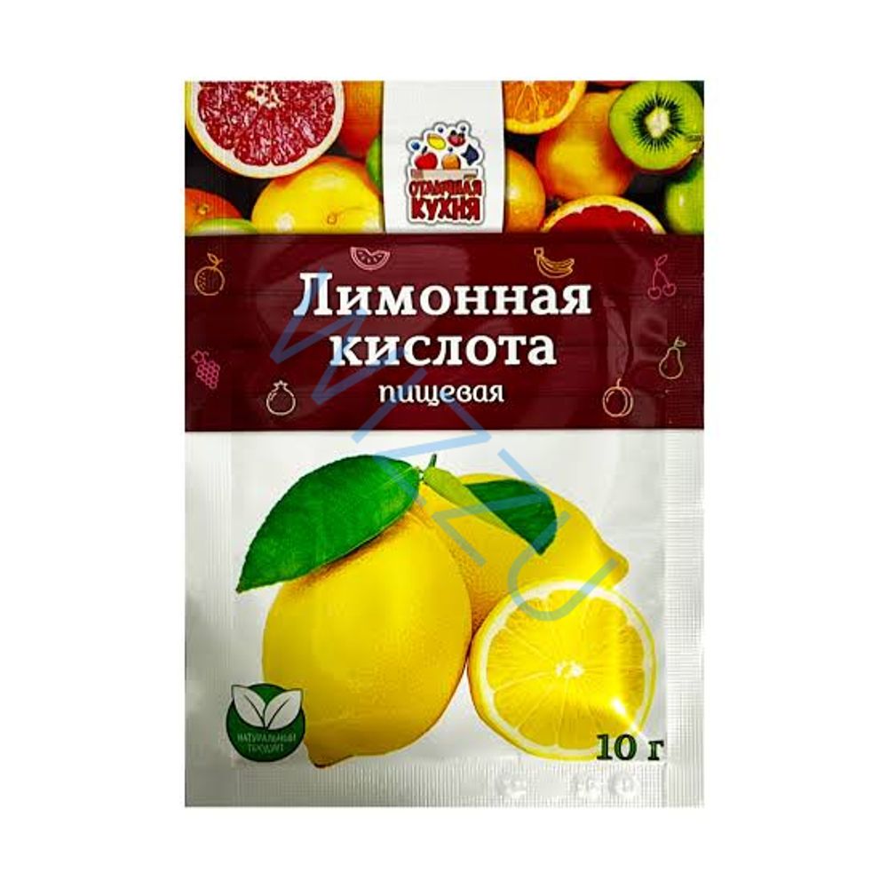 Лимонная кислота 10гр *220 (11бл*20шт) Отличная Кухня