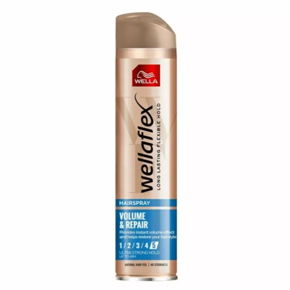 Wellaflex  Лак д/волос "VOLUME & REPAIR" (5) ул/сил/фикс. 250мл
