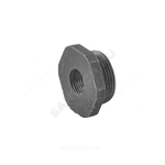 Заглушка (пробка) проходная 1 1/4"x1/2" левая резьба для чугунных радиаторов QLCX