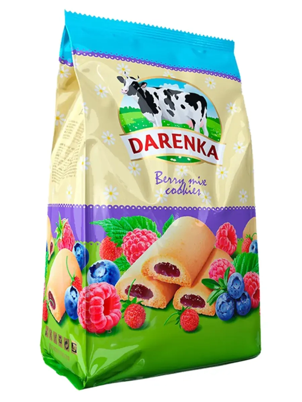 Печенье с фруктовым джемом со вкусом Ягод 250 г
