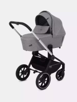 Коляска детская MOWBaby "ZOOM"PU (2в1) RA086 Silver Beige