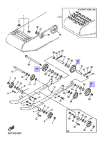 Ролик трака Yamaha 8K2475300000