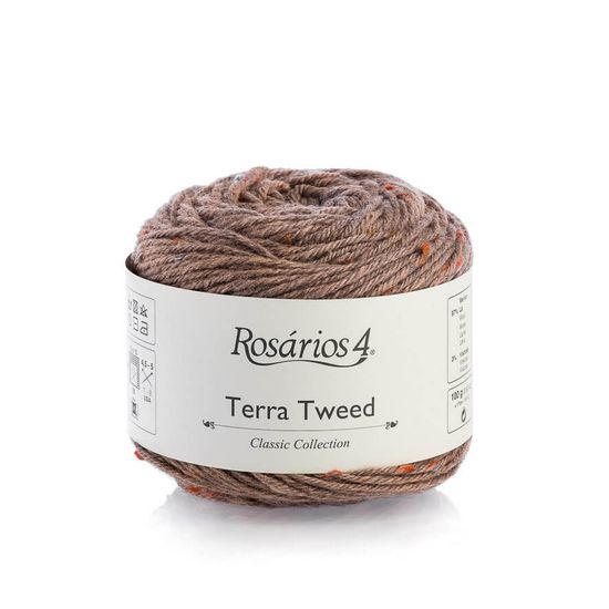 Пряжа ROSARIOS 4 Terra Tweed (97% меринос, 3% вискоза)