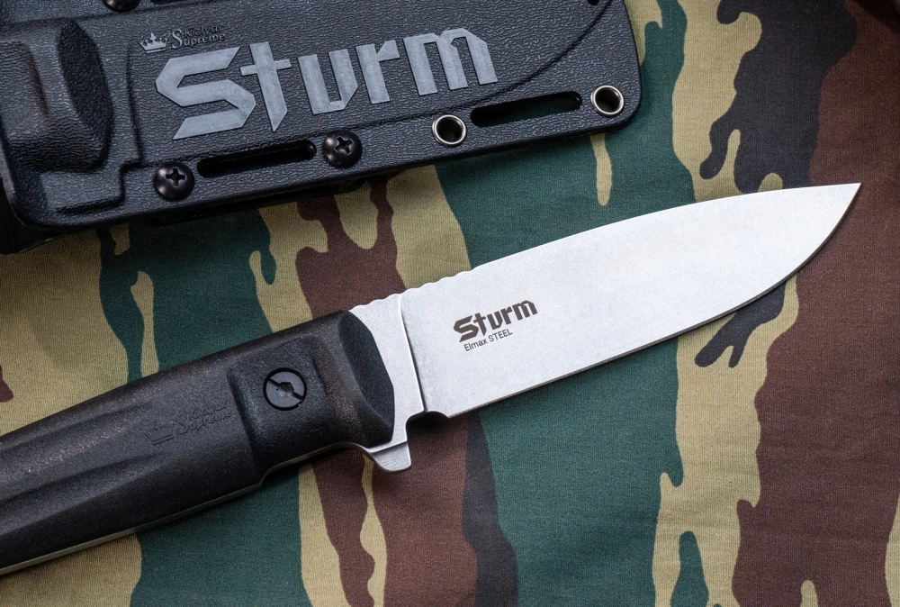 🏆Тактический нож Sturm Elmax (Cryo) StoneWash BH