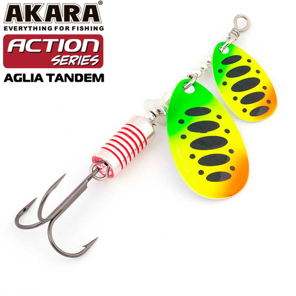 Блесна вращающаяся Akara Action Series Aglia Tandem 1/3 8 гр. 2/7 oz. A32