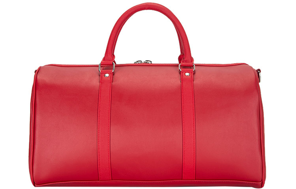 Jordan Artificial Leather Gym Bag, Handbag, Crossbody Bag, Luggage Bag, Travel Bag Regular Unisex Red