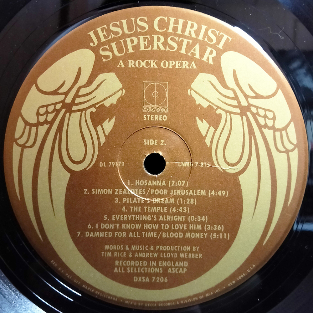 Andrew Lloyd Webber & Tim Rice / Jesus Christ Superstar - A Rock Opera (2LP)