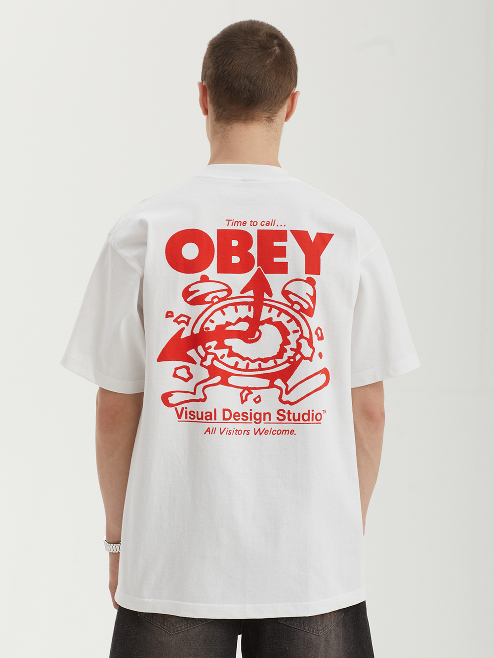 Мужская Футболка Time To Call Obey