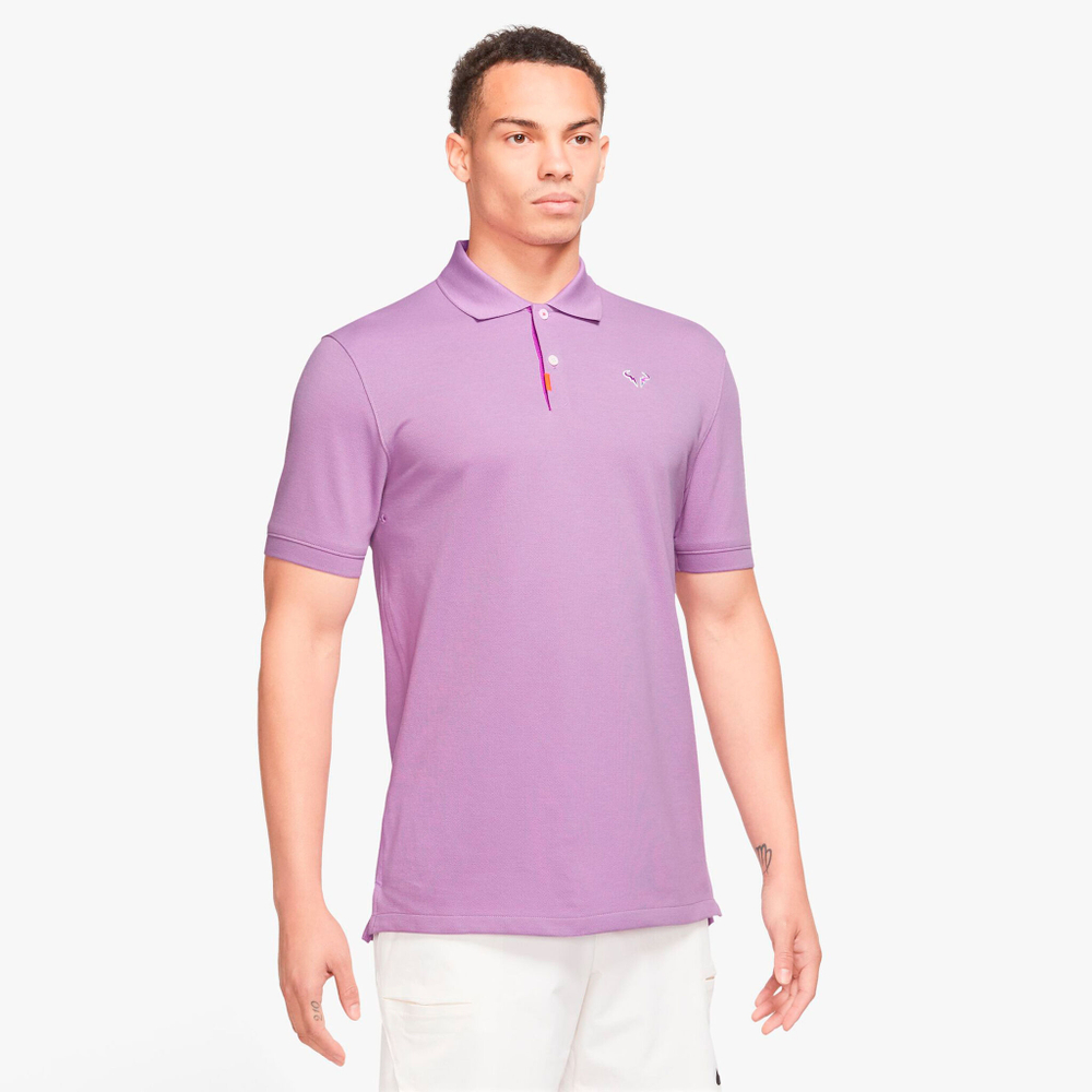 Мужское теннисное поло Nike Dri-Fit RAFA Slim Polo Men - Lilac