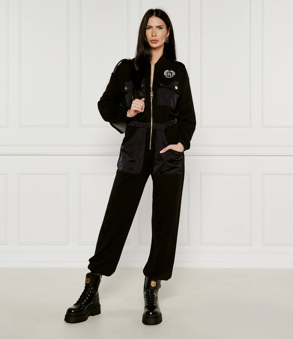 Кожаные ботильоны на платформе Elisabetta Franchi - черный(SA01B46E2)