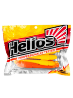 Виброхвост Helios Minoga 3,75"/9.5 см Golden Lime 5шт. (HS-17-048)