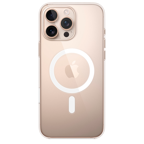Прозрачный чехол с поддержкой MagSafe Apple Clear Case для iPhone 16 Pro Max