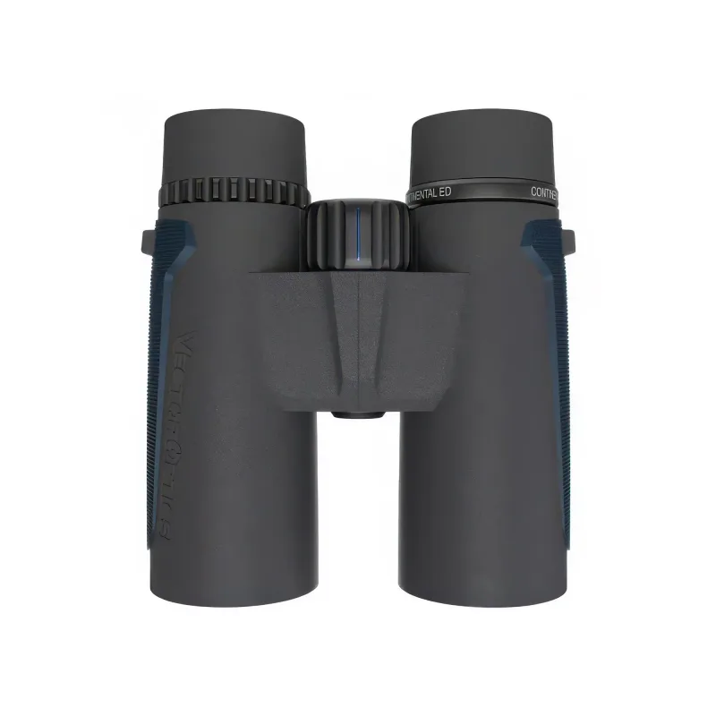 Бинокль Vector Optics CONTINENTAL 8х42 ED вид спереди с крышками объективов