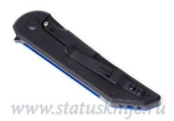 Нож Hoback Radford Titanium Juma Blue Snake CPM20CV DLC BWфотография - 9